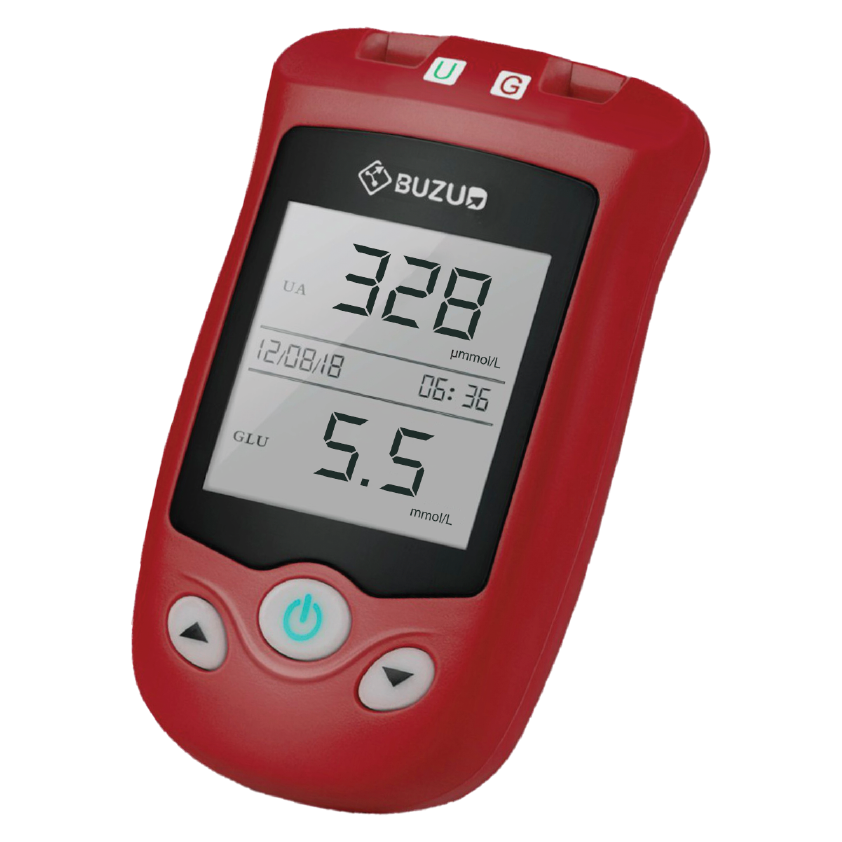 Medical 2in1 Uric Acid & Blood Glucose Meter For Diabetes Gout Tester  Monitor Device & Test Strip Glucometer Diabetes