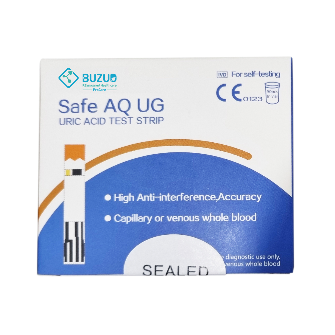 Safe Aq Ug Uric Acid Test Strips And Lancet Set Buzud Singapore 8522