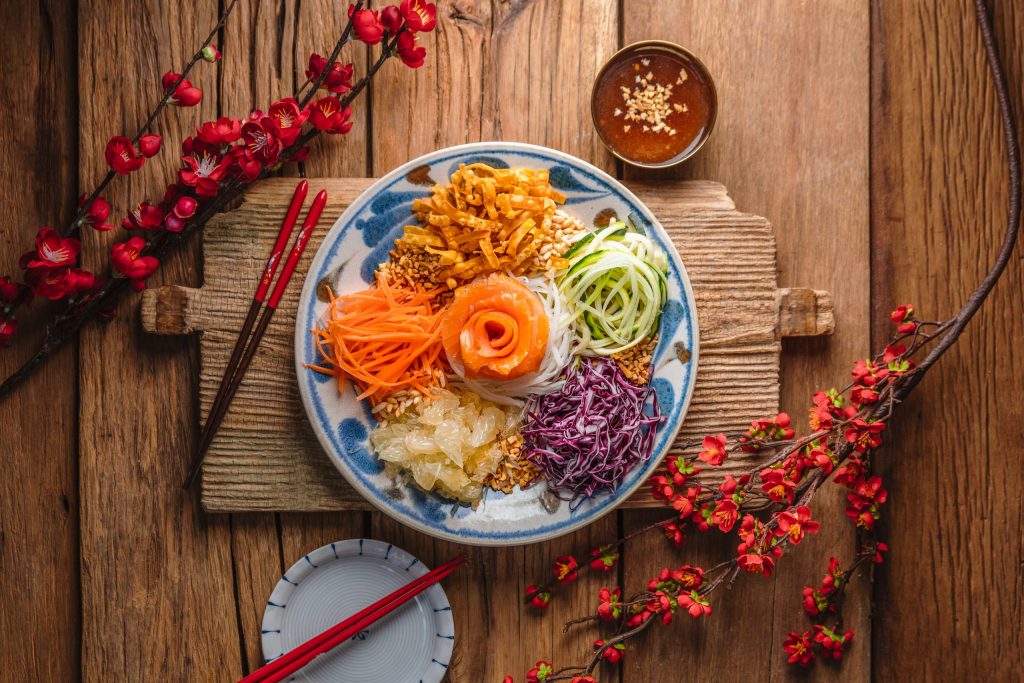 Yu Sheng prosperity salad